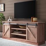 Gracie Oaks Mihika Solid Wood TV Stand for TVs up to 78" Wood in White | 32 H in | Wayfair GRKS7177 41986382