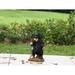 Hi-Line Gift Ltd. Gnomes in Trouble w/ Bear Garden Statue in Black/Red/Yellow | 10.5 H x 6 W x 4.75 D in | Wayfair 75616-M