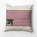 The Holiday Aisle® Holly Square Pillow Cover & Insert Polyester/Polyfill blend in Red | 16 H x 16 W x 6 D in | Wayfair HLDY5954 33811108