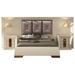 Everly Quinn Konen Standard 3 Piece Bedroom Set Upholstered, Wood in Brown | Queen | Wayfair A4482BEF74BA444CB45F748984C27D5C