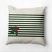 The Holiday Aisle® Holly Square Pillow Cover & Insert Polyester/Polyfill blend in Green | 18 H x 18 W x 7 D in | Wayfair HLDY5954 33811105