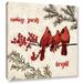 The Holiday Aisle® Holiday Gem Graphic Art on Wrapped Canvas Canvas | 18 H x 18 W x 2 D in | Wayfair HLDY5106 33507884