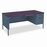 HON Metro Classic Desk Metal in Gray/Blue | 29.5 H x 66 W x 30 D in | Wayfair HP3265R.N.S