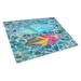 Caroline's Treasures Under Water Glass Surf Boards Cutting Board Glass | 0.25 H x 11 W x 15 D in | Wayfair BB5366LCB