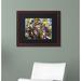 Trademark Fine Art Only Love by Dan Monteavaro - Picture Frame Graphic Art Print on Canvas in Green | 13.75 H x 16.75 W x 0.75 D in | Wayfair