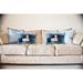 Betsy Drake Interiors Spring Creek Pelican Indoor/Outdoor Lumbar Pillow Polyester/Polyfill blend | 16 H x 20 W x 6 D in | Wayfair NC382