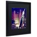 Trademark Fine Art 'Times Square Theater District' Framed Photographic Print on Canvas Canvas, Wood | 20 H x 16 W x 0.5 D in | Wayfair
