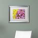Trademark Fine Art "Tulip Heaven" by Kurt Shaffer Framed Photographic Print Canvas | 16 H x 20 W x 0.5 D in | Wayfair KS01159-S1620MF