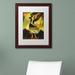 Trademark Fine Art "An Angel" by Sergio Cruze Framed Painting Print Canvas | 14 H x 11 W x 0.5 D in | Wayfair MA0715-W1114MF