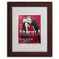 Trademark Fine Art 'Apple 'Dracula' Framed Vintage Advertisement on Canvas Canvas | 14 H x 11 W x 0.5 D in | Wayfair ALI0229-B1114MF