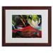 Trademark Fine Art "The Storm 1911" by August Macke Framed Painting Print on Canvas Canvas | 16 H x 20 W x 0.5 D in | Wayfair BL01244-W1620MF