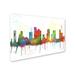Trademark Fine Art 'Houston Texas Skyline Mclr-1' Graphic Art Print on Canvas Canvas | 16 H x 24 W in | Wayfair MW0215-C1624GG