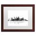 Trademark Fine Art 'Birmingham Alabama Skyline BG-1' Framed Graphic Art on Canvas Canvas, Wood | 16 H x 20 W x 0.5 D in | Wayfair MW0119-W1620MF