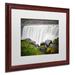 Trademark Fine Art 'Painterly Falls' Framed Photographic Print on Canvas Canvas, Wood | 16 H x 20 W x 0.5 D in | Wayfair PSL0791-W1620MF