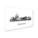 Trademark Fine Art Roanoke Virginia Skyline WB-BW by Marlene Watson - Wrapped Canvas Graphic Art Print Metal | 22 H x 32 W x 2 D in | Wayfair