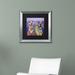 Trademark Fine Art 'Peas in a Pod' Framed Graphic Art on Canvas Canvas, Wood | 11 H x 11 W x 1.25 D in | Wayfair ALI2653-S1111BMF