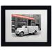 Trademark Fine Art 'Color Splash Vintage Photography' Framed Vintage Advertisement Canvas in Black/White | 11 H x 14 W x 0.5 D in | Wayfair