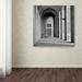 Ebern Designs Alan Blaustein 'Firenze III' Photographic Print on Wrapped Canvas in Black/White | 14 H x 14 W x 2 D in | Wayfair