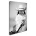 Trademark Fine Art 'Ryder's Daughter' Photographic Print on Wrapped Canvas in Black/White | 24 H x 16 W x 2 D in | Wayfair ALI8098-C1624GG