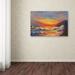 Trademark Fine Art 'Hawaiian Sunset' Painting Print on Wrapped Canvas Canvas | 16 H x 24 W x 2 D in | Wayfair MA0817-C1624GG