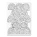 Trademark Fine Art 'Thirteen Elephants 2' Graphic Art Print on Canvas in White/Black | 47 H x 35 W x 2 D in | Wayfair ALI12039-C3547GG