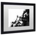 Trademark Fine Art 'One Way' Framed Graphic Art Print Canvas in Black/White | 18 H x 22 W x 0.75 D in | Wayfair YG7183-B1620MF