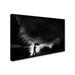 Trademark Fine Art 'Rainy Day' Photographic Print on Wrapped Canvas in Black/White | 16 H x 24 W x 2 D in | Wayfair 1X01151-C1624GG