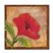 Trademark Fine Art 'Poppy' Graphic Art Print on Wrapped Canvas Canvas | 24 H x 24 W x 2 D in | Wayfair ALI13623-C2424GG