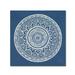 Trademark Fine Art 'Circle Designs II' Print on Wrapped Canvas in Blue/White | 24 H x 24 W x 2 D in | Wayfair WAP01520-C2424GG