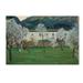 Trademark Fine Art 'White Farmhouse In Majorca' Print on Wrapped Canvas Canvas | 16 H x 24 W x 2 D in | Wayfair AA00800-C1624GG