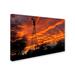 Trademark Fine Art 'Superior Windmill Sunset' Photographic Print on Wrapped Canvas Metal | 22 H x 32 W x 2 D in | Wayfair ALI17866-C2232GG