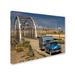 Trademark Fine Art 'Albaquerque Rt 66 Rio Puerco Bridge' Photographic Print on Wrapped Canvas Canvas | 14 H x 19 W x 2 D in | Wayfair