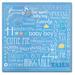 Trademark Fine Art 'Baby Boy' Textual Art on Wrapped Canvas Canvas | 24 H x 24 W x 2 D in | Wayfair ALI13691-C2424GG