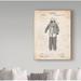 Trademark Fine Art 'Vintage Scuba Gear' Drawing Print on Wrapped Canvas in Gray | 19 H x 14 W x 2 D in | Wayfair ALI21808-C1419GG