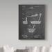 Trademark Fine Art 'Golf Club 1' Drawing Print on Wrapped Canvas in White/Black | 47 H x 35 W x 2 D in | Wayfair ALI21870-C3547GG