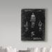 Trademark Fine Art 'Star Wars Bossk' Drawing Print on Wrapped Canvas in Gray/Green | 19 H x 14 W x 2 D in | Wayfair ALI22001-C1419GG