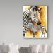 Trademark Fine Art 'Mountain Zebra' Oil Painting Print on Wrapped Canvas Canvas | 24 H x 18 W x 2 D in | Wayfair ALI25455-C1824GG