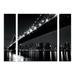 Trademark Fine Art 'Manhattan Bridge' Photographic Print Multi-Piece Image on Canvas Canvas | 24 H x 32 W x 2 D in | Wayfair WAP0113-3PC-SET-SM