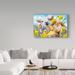 Trademark Fine Art 'Springtime Color' Graphic Art Print on Wrapped Canvas in White | 30 H x 47 W x 2 D in | Wayfair ALI24010-C3047GG