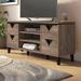 Wade Logan® Barty TV Stand for TVs up to 60" Wood in Brown/Gray | 25.39 H in | Wayfair IVYB2648 39216372