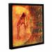 ArtWall Buddhist Elephant by Elena Ray Framed Graphic Art on Wrapped Canvas in Orange | 18 H x 18 W x 2 D in | Wayfair 0ray117a1818f