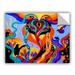 ArtWall ArtApeelz Karmic Lovers by Marina Petro Painting Print on Canvas in Blue/Orange/Yellow | 18 H x 24 W x 0.1 D in | Wayfair 0pet054a1824p