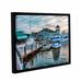 ArtWall Alexandria Waterfron by Steve Ainsworth Framed Photographic Print on Wrapped Canvas in Blue/Gray | 18 H x 24 W x 2 D in | Wayfair