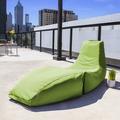 Jaxx Prado Outdoor Bean Bag Chaise Lounge Chair in Green | 26 H x 29 W x 68 D in | Wayfair 16605459