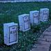 LumaBase Tombstone Battery Operated Luminaria Kit w/ Timer in White | 10 H x 6 W x 3.5 D in | Wayfair 77606