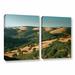 ArtWall Hills Of California by Steve Ainsworth 2 Piece Photographic Print on Wrapped Canvas Set Canvas in White | 24 H x 36 W x 2 D in | Wayfair