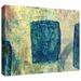 ArtWall Blue Golds by Elena Ray Painting Print on Wrapped Canvas in White | 18 H x 36 W x 2 D in | Wayfair 0ray058a1836w