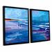 ArtWall Seascape Near Big Sur by Marcus/Martina Bleichner 2 Piece Framed Painting Print on Wrapped Canvas Set in Blue | Wayfair 0ble002b3248f