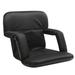 Khomo Gear Reclining Stadium Seat Metal in Black | 2 H x 32 W x 20.5 D in | Wayfair GER-1133