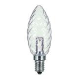 Birch Lane™ Seraphina 1 Watt (15 Watt Equivalent), BA9 1/2 LED, Non-Dimmable Light Bulb, E12/Candelabra Base, in White | 3.63 H x 1.25 W in | Wayfair